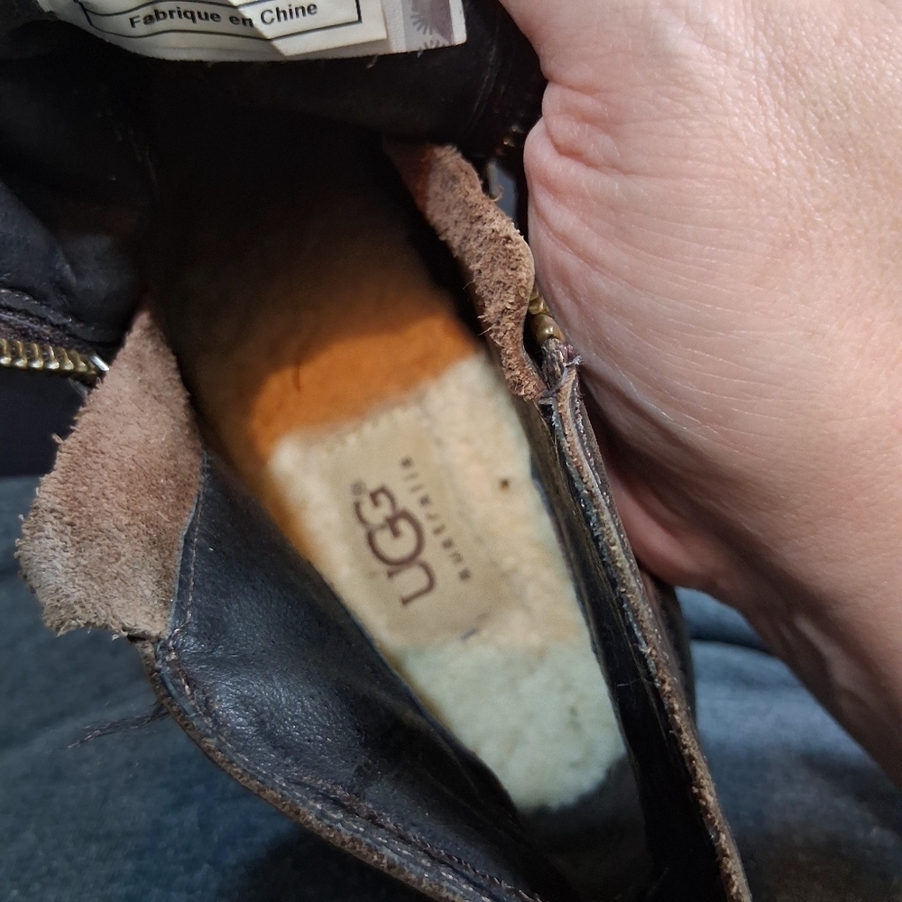 Uggs Size 9 Boots Zip Up - Picture 2 of 9